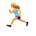 emoji woman running